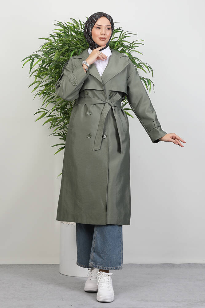 Adal Krinkıl Trenç Haki - LAMİAGİYİM