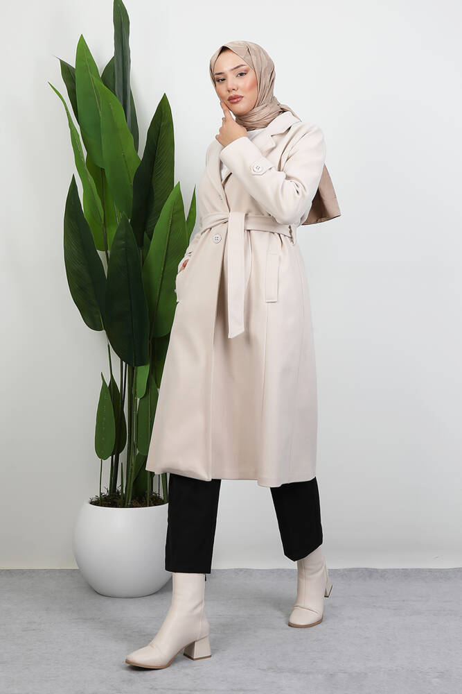 Anna Kaşe Kaban Krem - LAMİAGİYİM