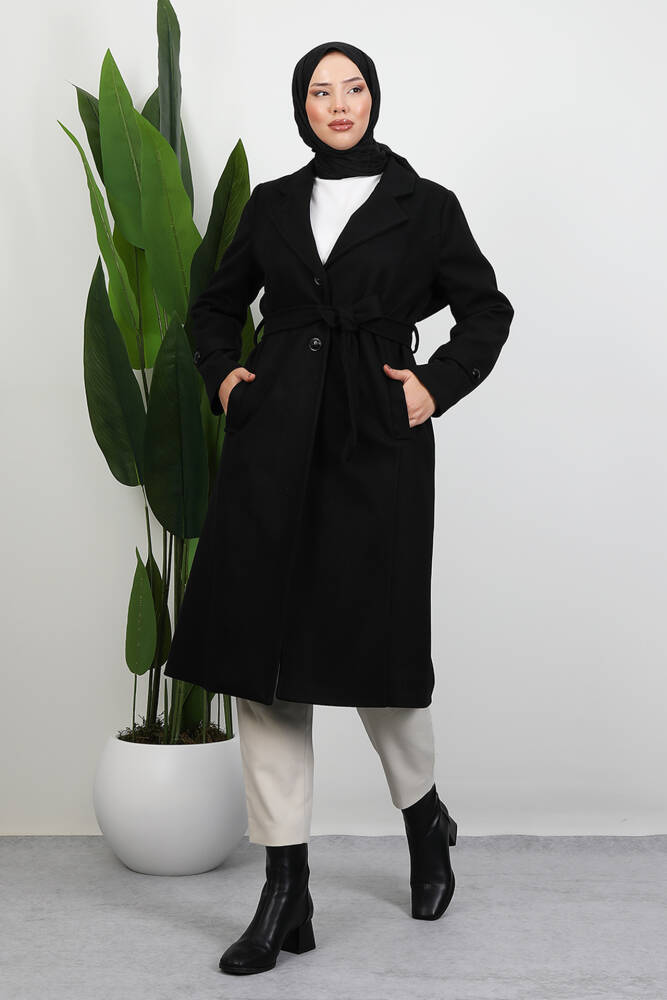 Anna Kaşe Kaban Siyah - LAMİAGİYİM