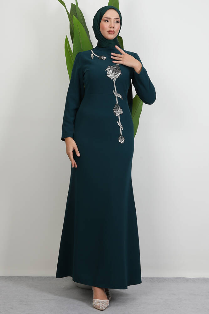 Badem Abiye Zümrüt - LAMİAGİYİM