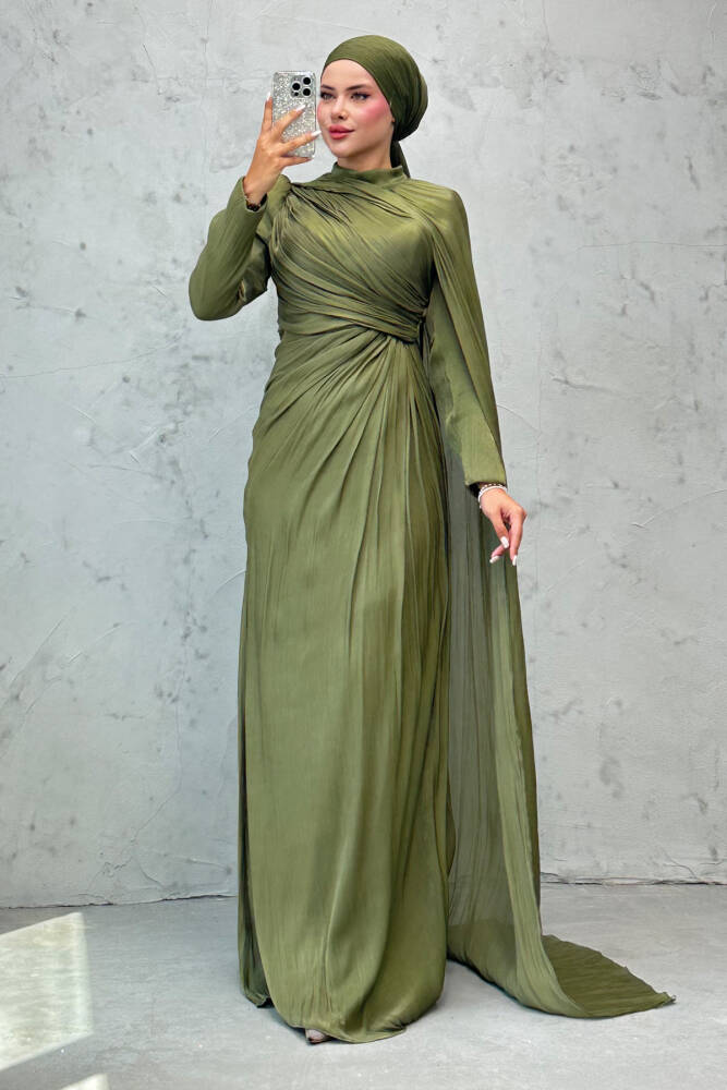 Burcu Tesettür Abiye Haki - LAMİAGİYİM