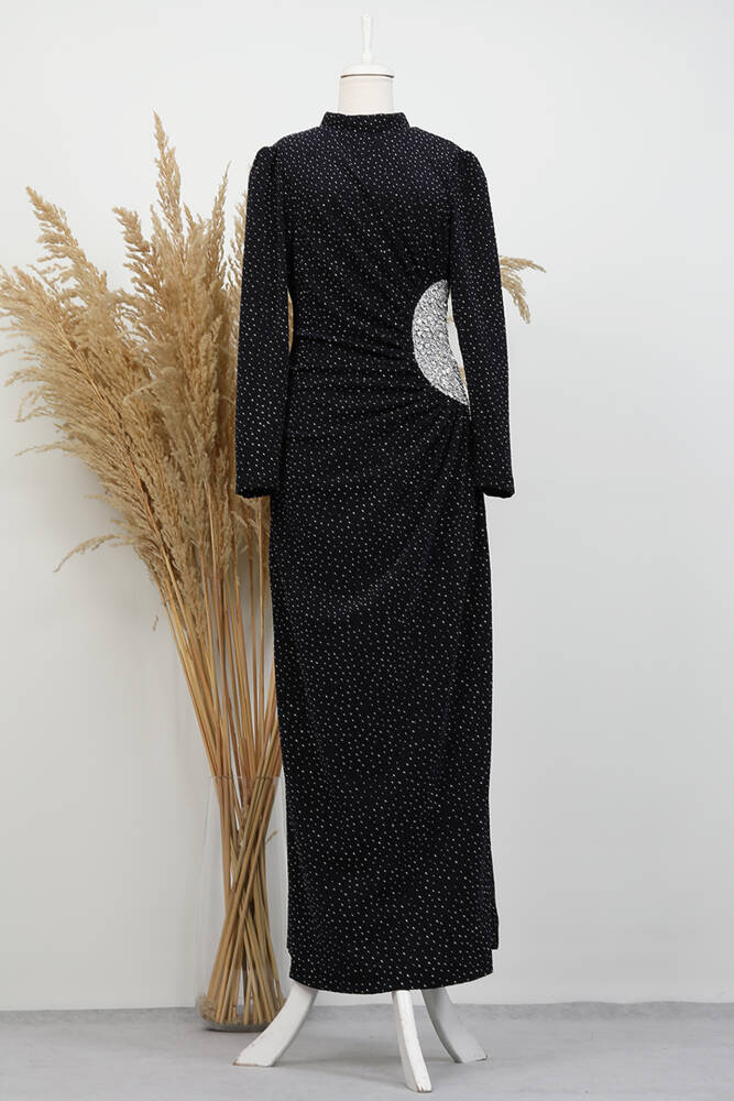 Dilin Parıltı Abiye Lacivert - LAMİAGİYİM