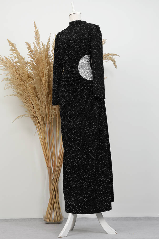 Dilin Parıltı Abiye Siyah - LAMİAGİYİM