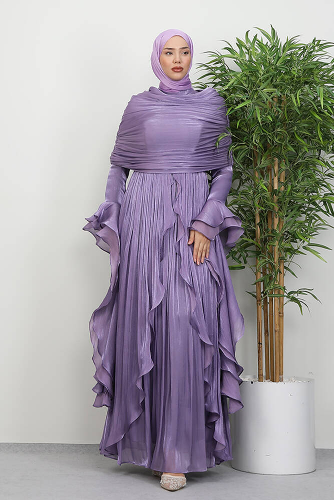 Ebru Yoryo Abiye Lila - LAMİAGİYİM