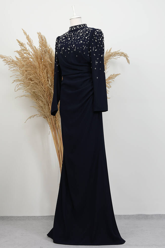 Esin Abiye Lacivert - LAMİAGİYİM