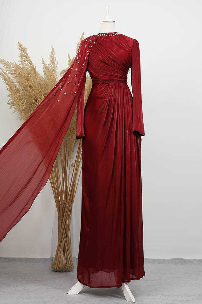 İlkin Yoryo Abiye Bordo - LAMİAGİYİM