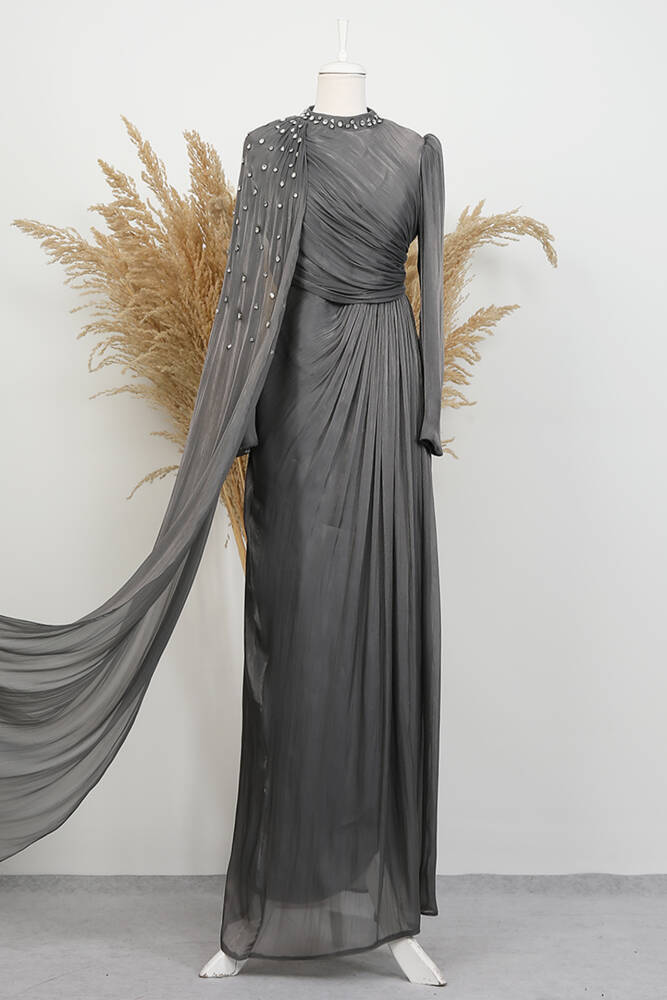 İlkin Yoryo Abiye Koyu Gri 