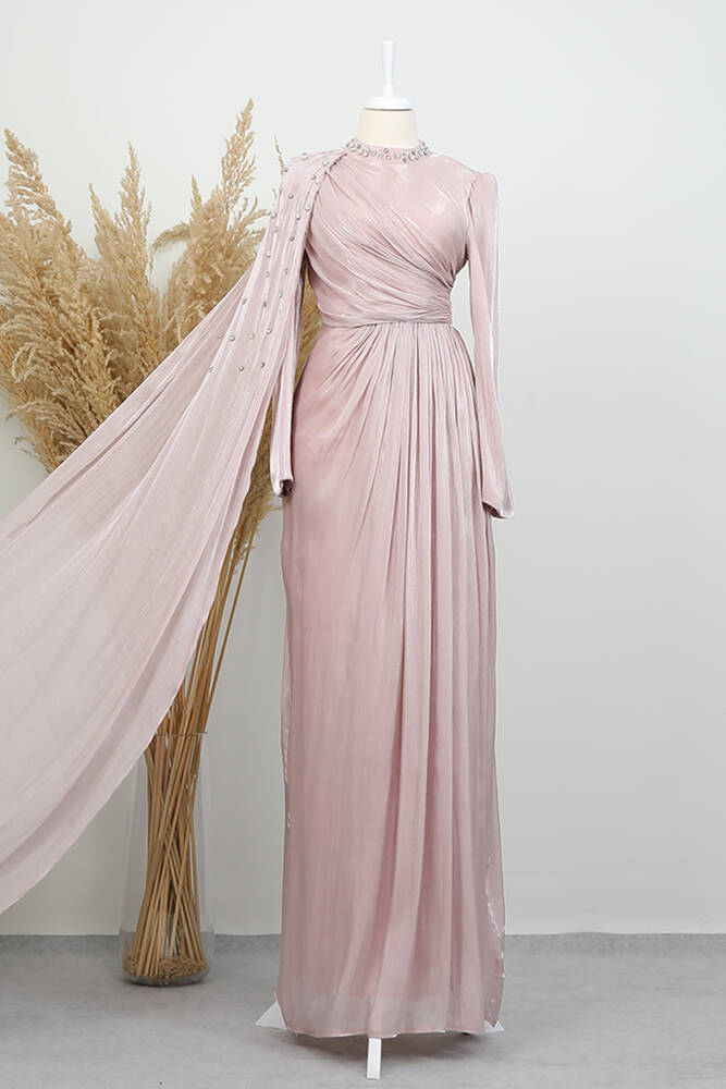 İlkin Yoryo Abiye Soft Pembe - LAMİAGİYİM