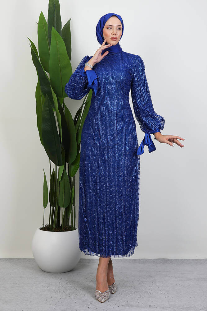 İnci Tesettür Abiye Saks 