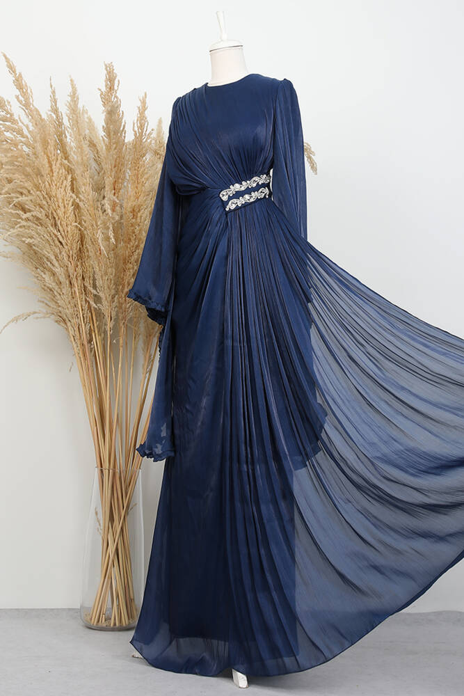 Lena Yoryo Abiye Lacivert 