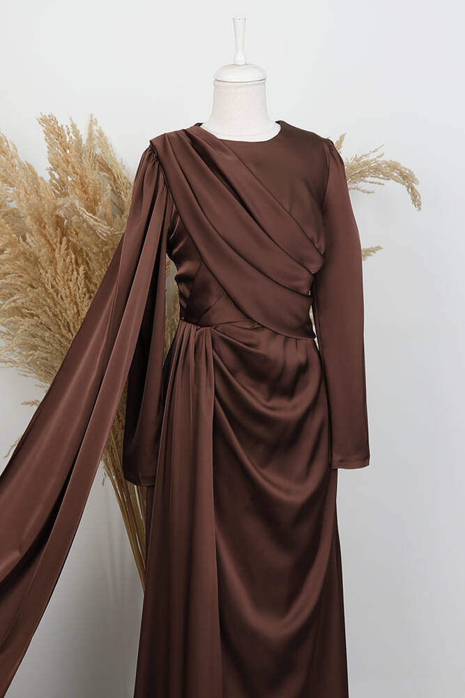 Melike Saten Abiye Kahve - LAMİAGİYİM