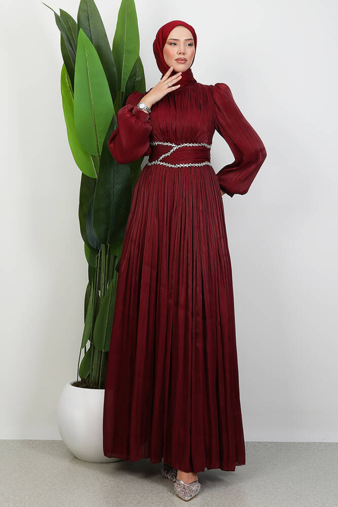 Narin Yoryo Abiye Bordo 