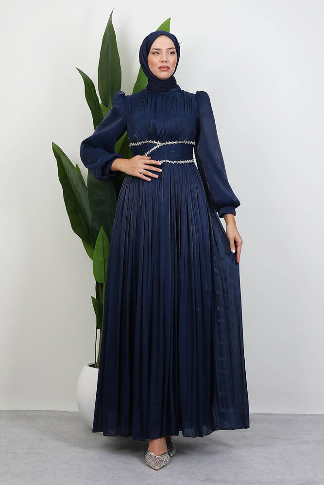 Narin Yoryo Abiye Lacivert 