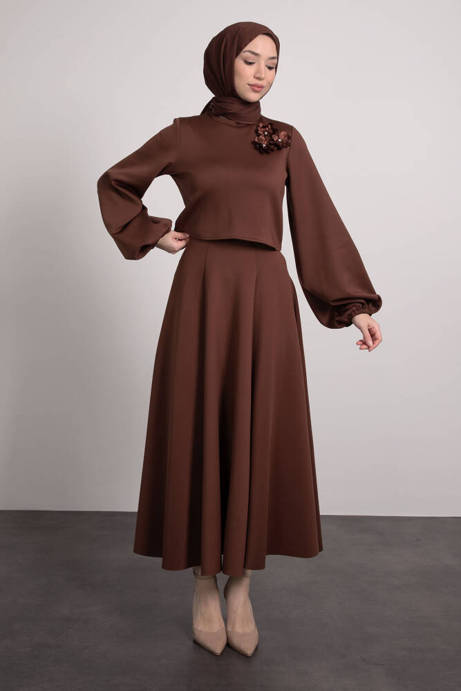 Prenses Skuba Takım Acı Kahve 