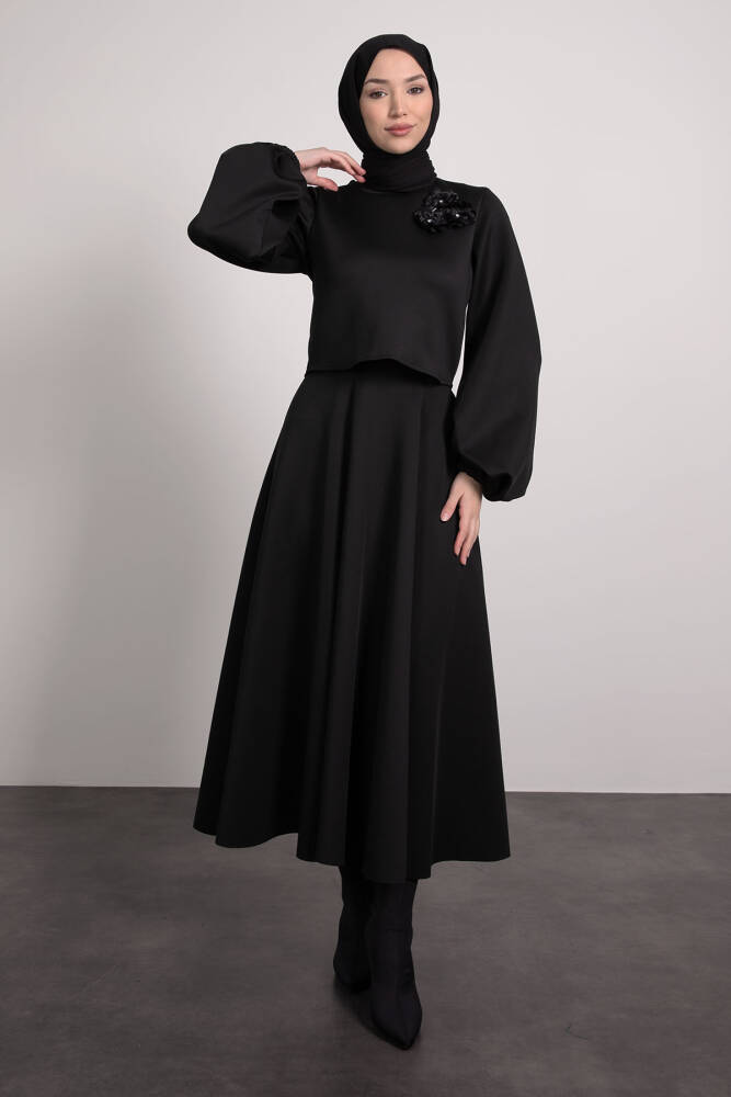 Prenses Skuba Takım Siyah - LAMİAGİYİM