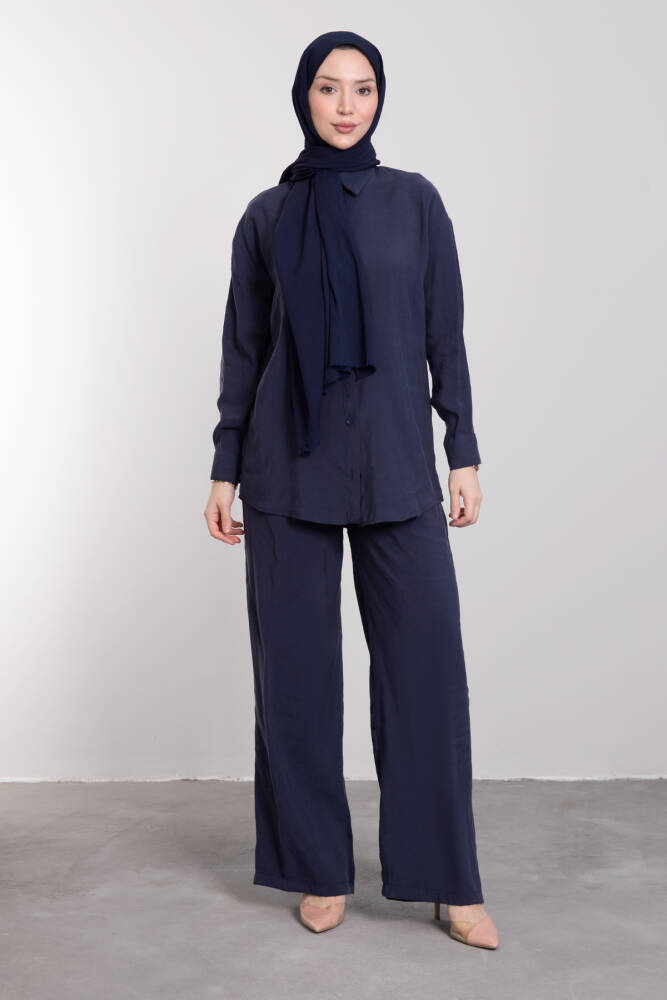 Rahat Kesim Takım Lacivert - LAMİAGİYİM