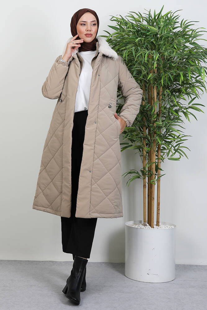 Şişme Anorak Mont Bej - LAMİAGİYİM