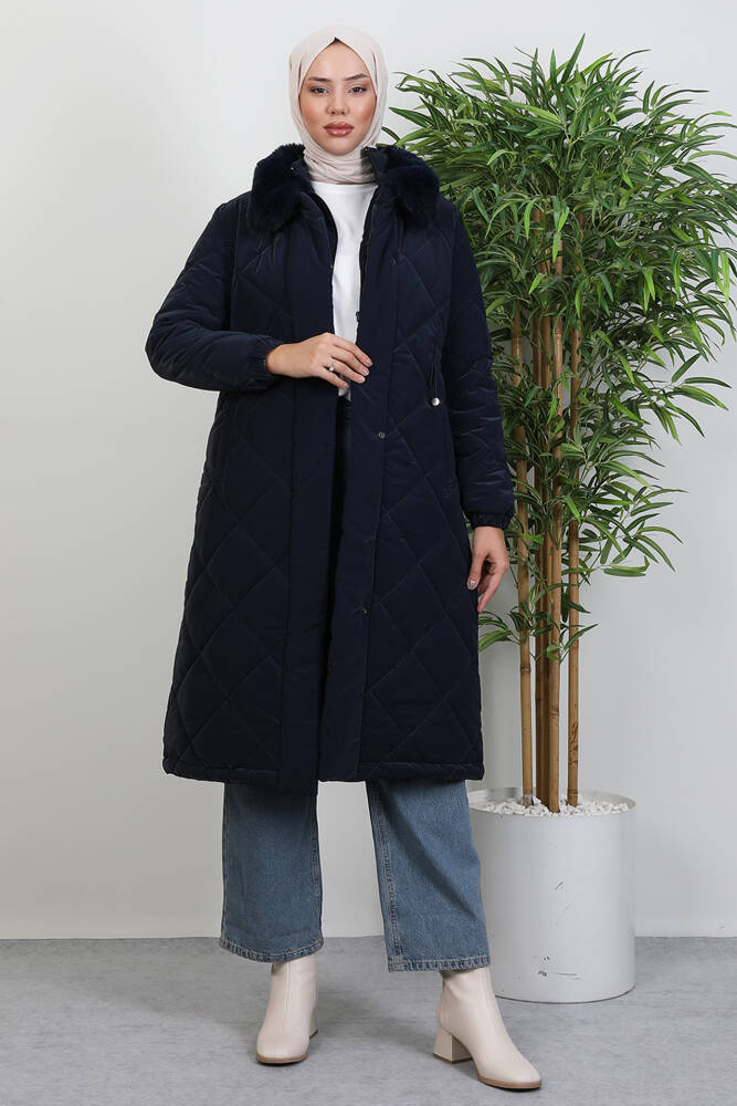 Şişme Anorak Mont Lacivert 